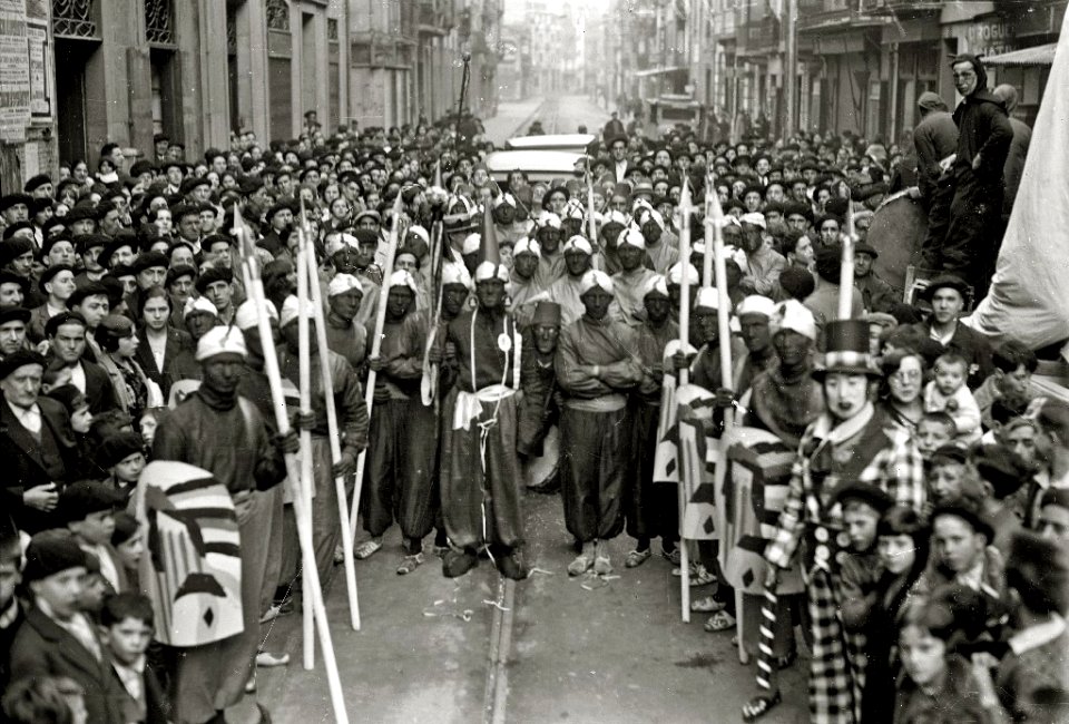Fiestas del carnaval en Tolosa (1 de 18) - Fondo Car-Kutxa Fototeka
