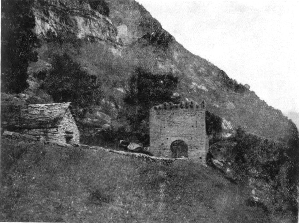 Fig 32, sbarramento a croveo, fronte a ponente, p147, foto nigra, nigra il novarese