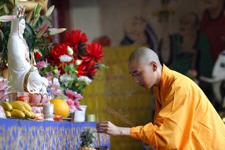 Han pass buddhism zheng guanyin temple photo