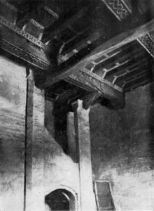 Fig 74, castello di vicolungo, soffitto della rocchetta, p175, foto nigra, nigra il novarese