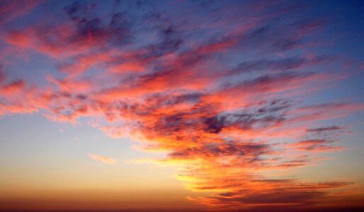 Dawn sky cloud photo