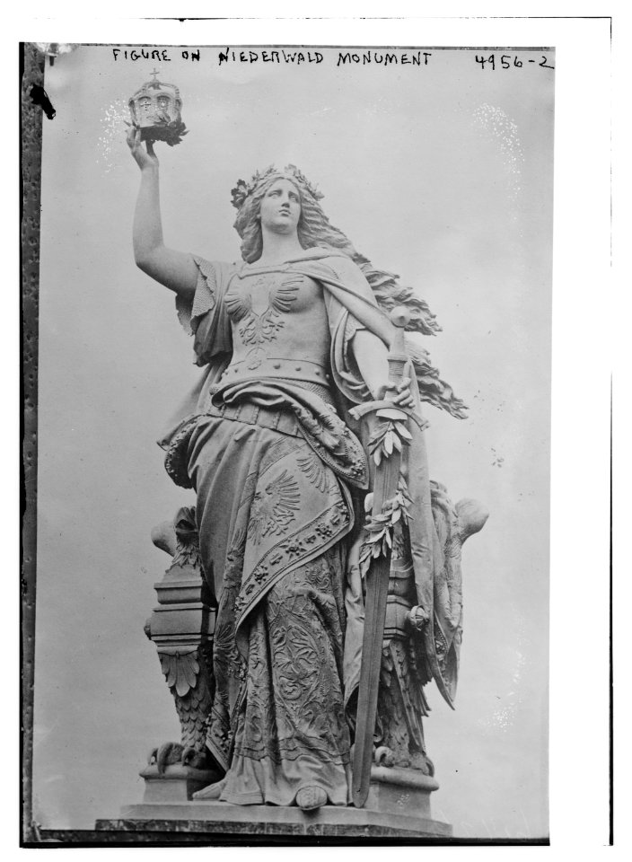 Figure on Niederwald monument LCCN2014709189