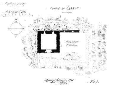 Fig 7, Torre di Carale, p131, dis nigra sett 1936, nigra il novarese