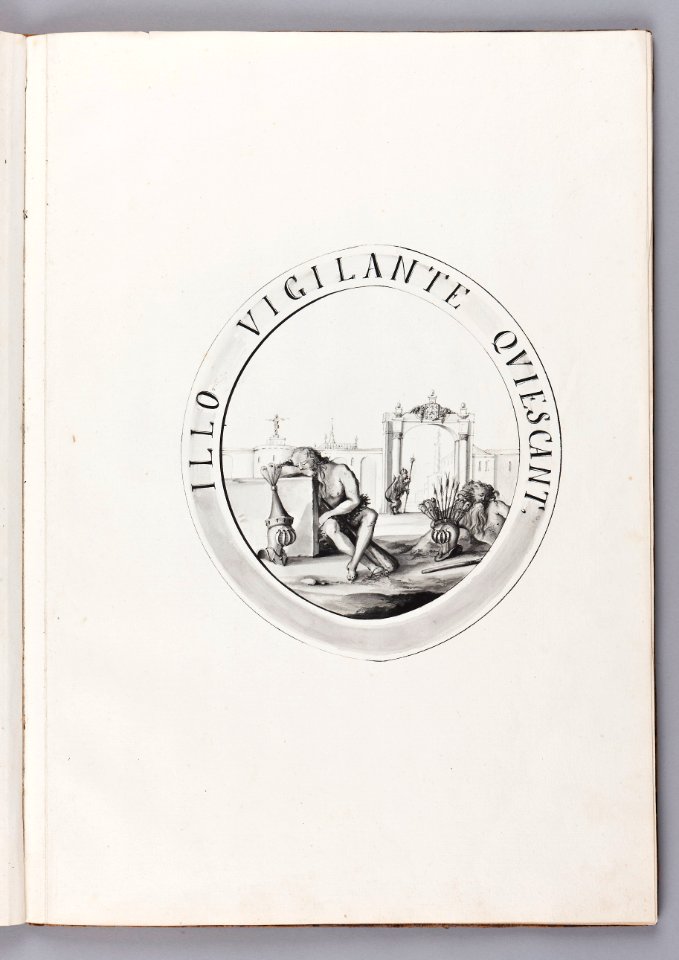 Figur i Emblematica Arcis Regiae Stetinensis Delineatio - Skoklosters slott - 93724
