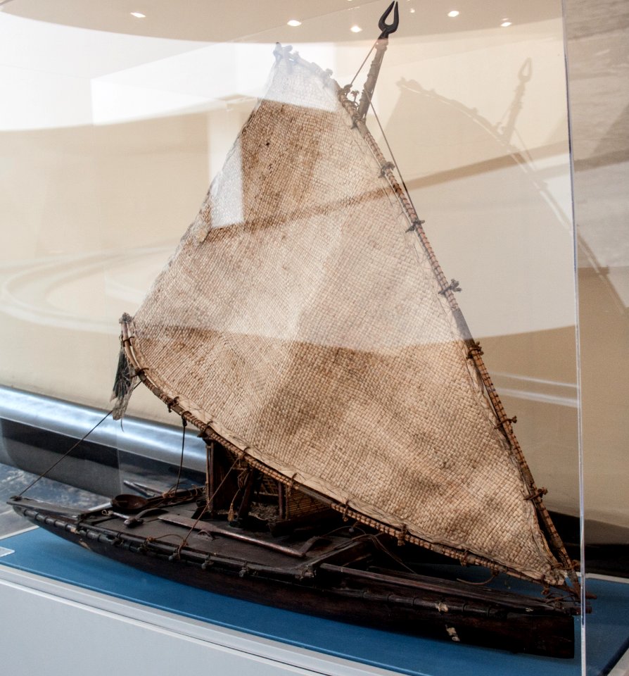 Fiji, sailing boat, model in the Vatican Museums-2