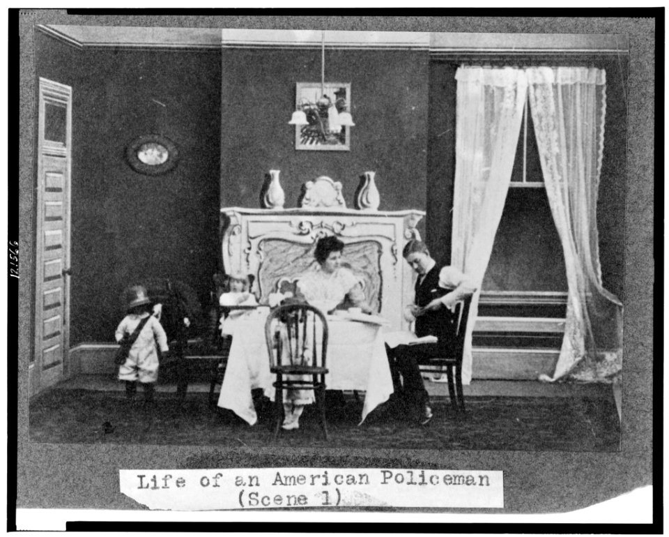 Film still of scene 1 from the film The Life of an American Policeman LCCN98514769