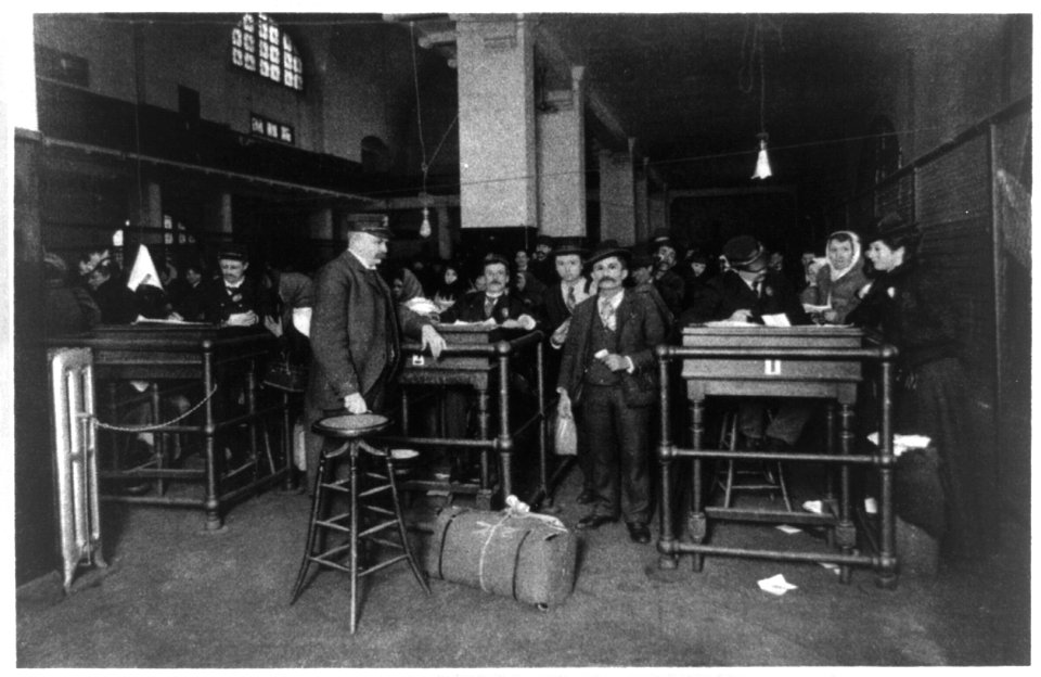 Final discharge from Ellis Island- LCCN93512805