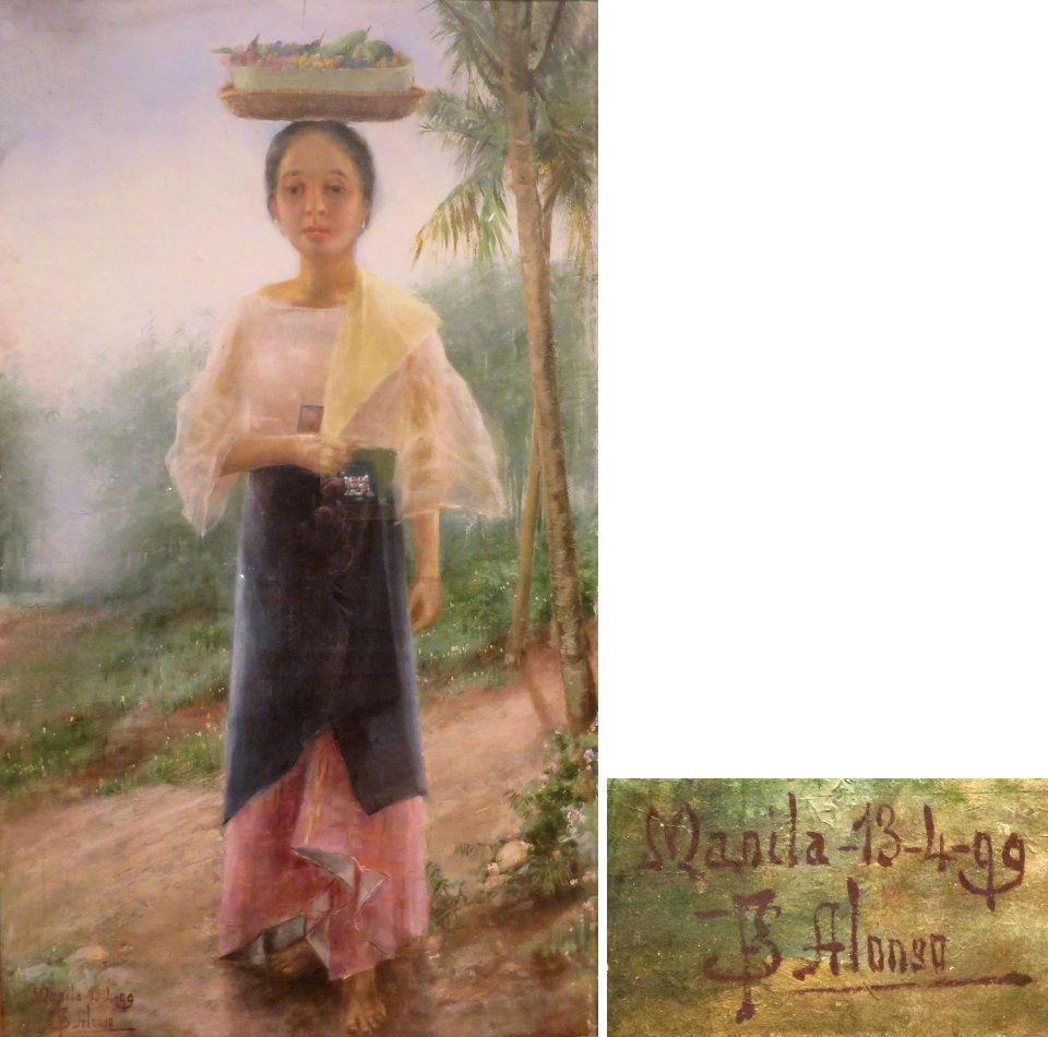 Filipina Girl by Alonso, 1899, Honolulu Museum of Art 12728.1