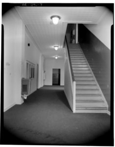 File-5495 Chugath Street - first floor hall and stair - Chemawa Indian School - Salem Oregon photo