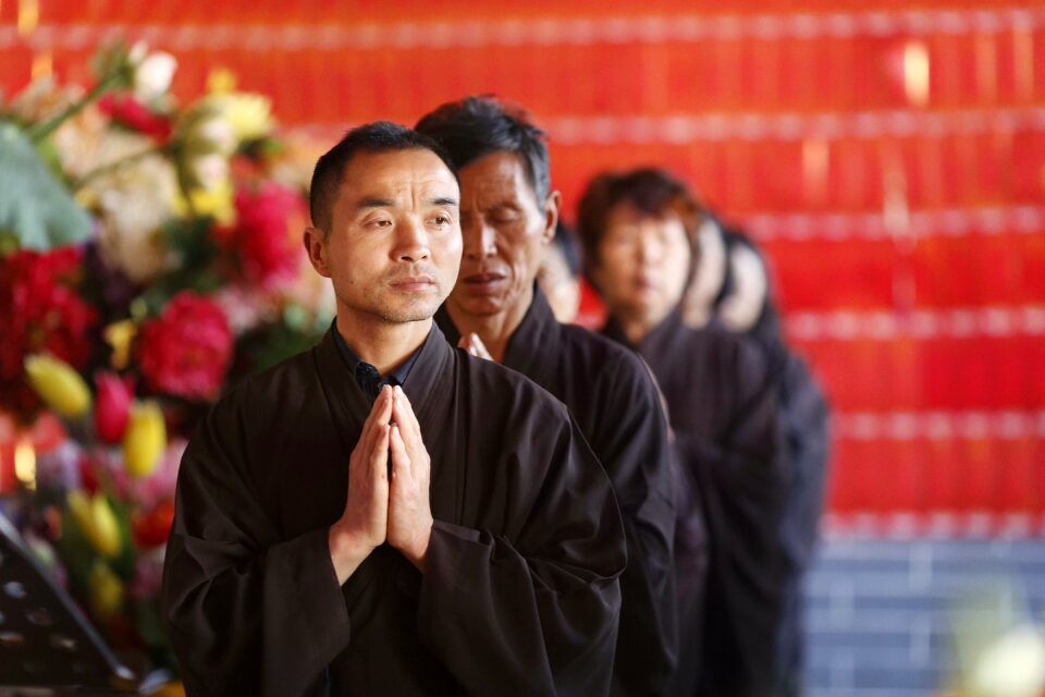 Monastery zheng guanyin temple red