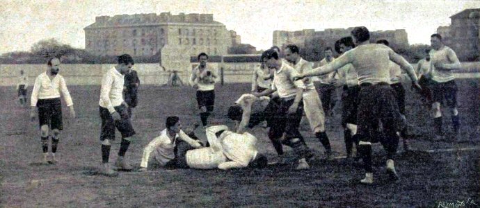 Finale du championnat de France de rugby 1902, un tenu du Stade bordelais par le RCF