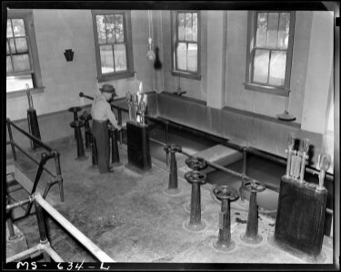 Filtering tank for water for this mine and Sunnyside ^1 Mine. This is one of three in the state in use at coal mines.... - NARA - 540540 photo