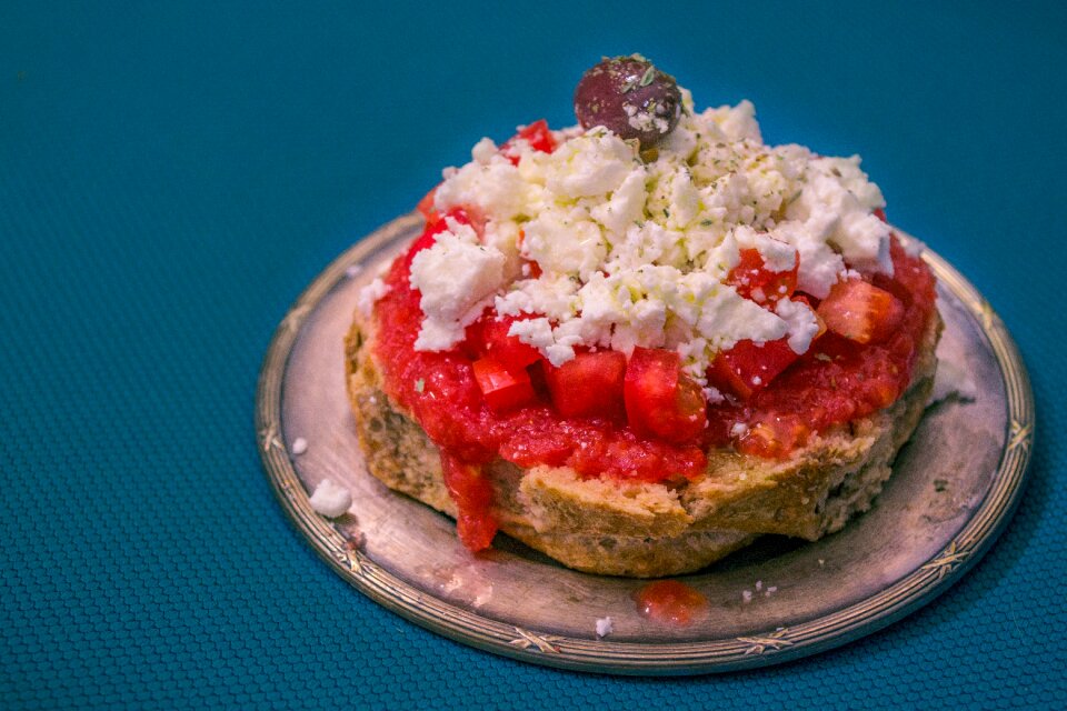 Greek cheese tomato