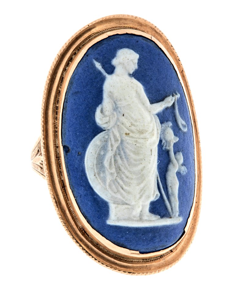 Fingerring med kamé förställande Athena, 1700-talets slut - Hallwylska museet - 110215
