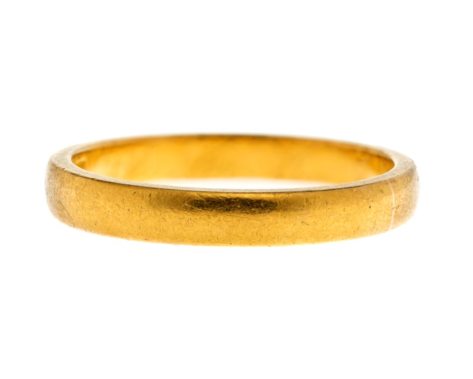 Fingerring, Johanna Kempes f. Wallis vigselring - Hallwylska museet - 110007