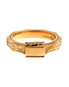 Fingerring av guld - Hallwylska museet - 110017