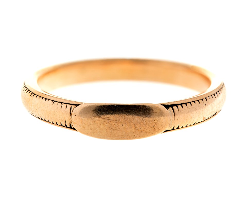 Fingerring av guld, 1850-tal - Hallwylska museet - 110157