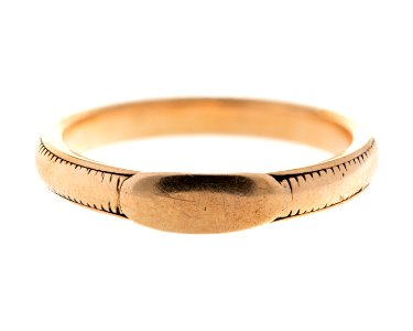 Fingerring av guld, 1850-tal - Hallwylska museet - 110157
