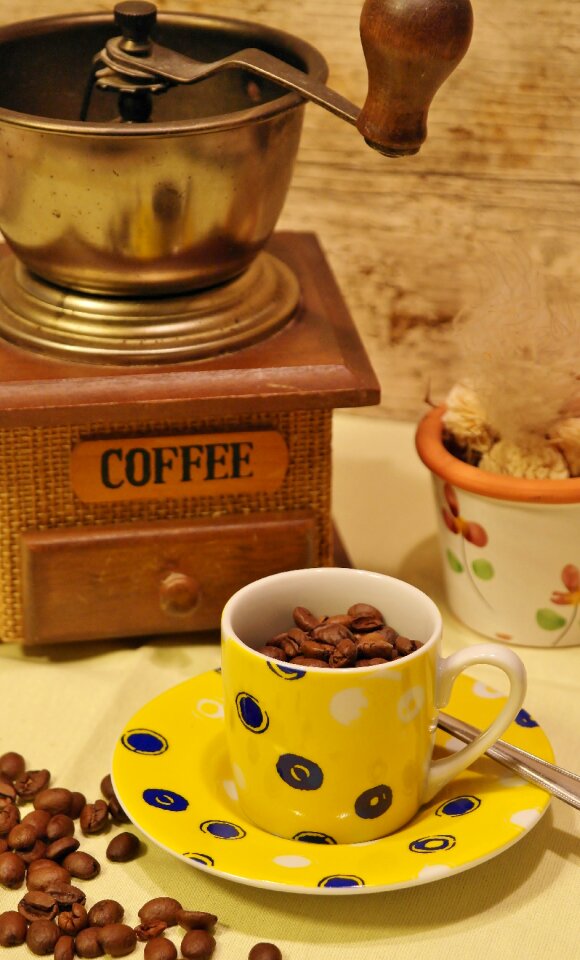 Cup caffeine breakfast