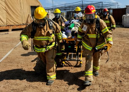 Fire rescue training 140131-N-LE393-233