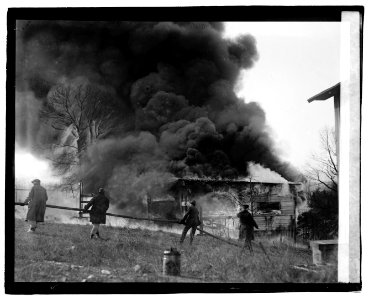 Fire, Camp Leech LOC npcc.03452