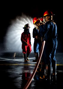 Firefighting evolution at Joint Base Pearl Harbor-Hickam 150317-N-WF272-094 photo