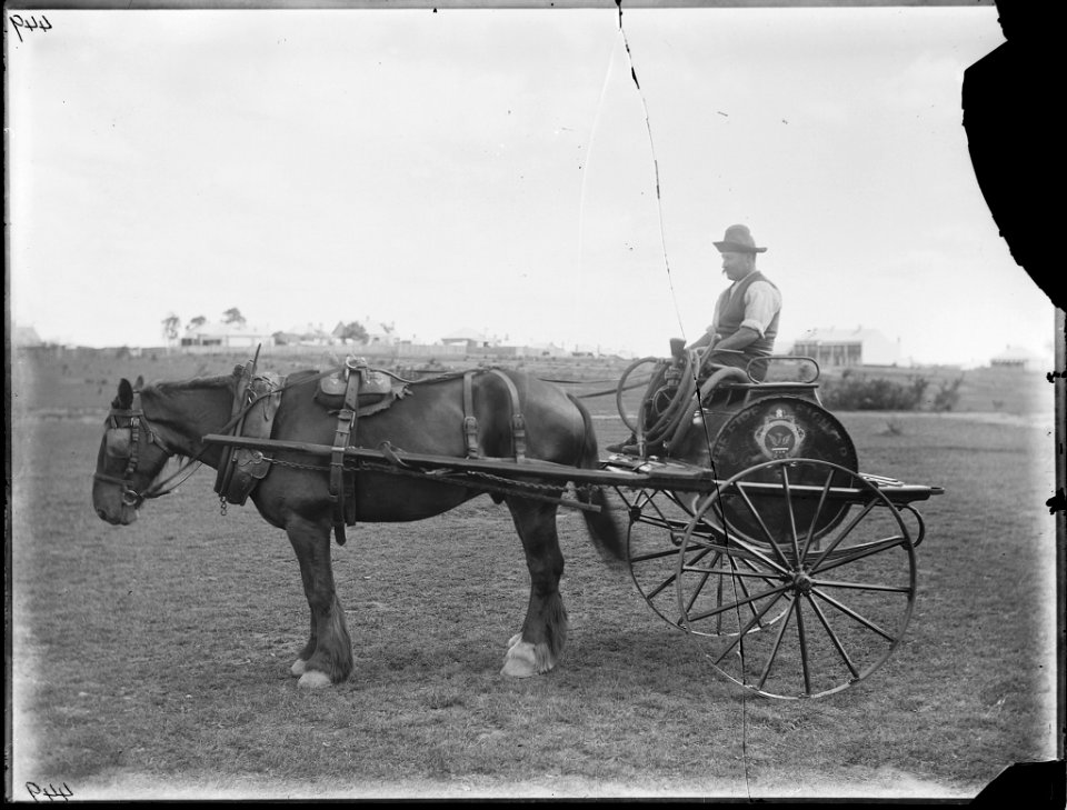 Fire fighting cart from The Powerhouse Museum