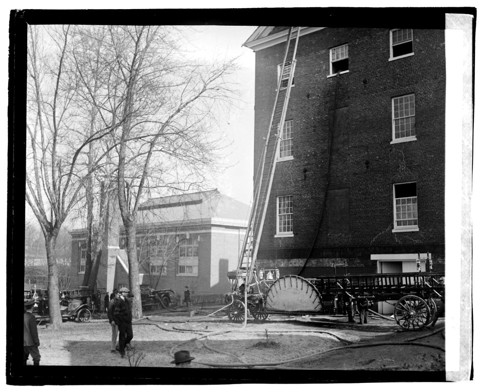Fire, Georgetown College LOC npcc.03481