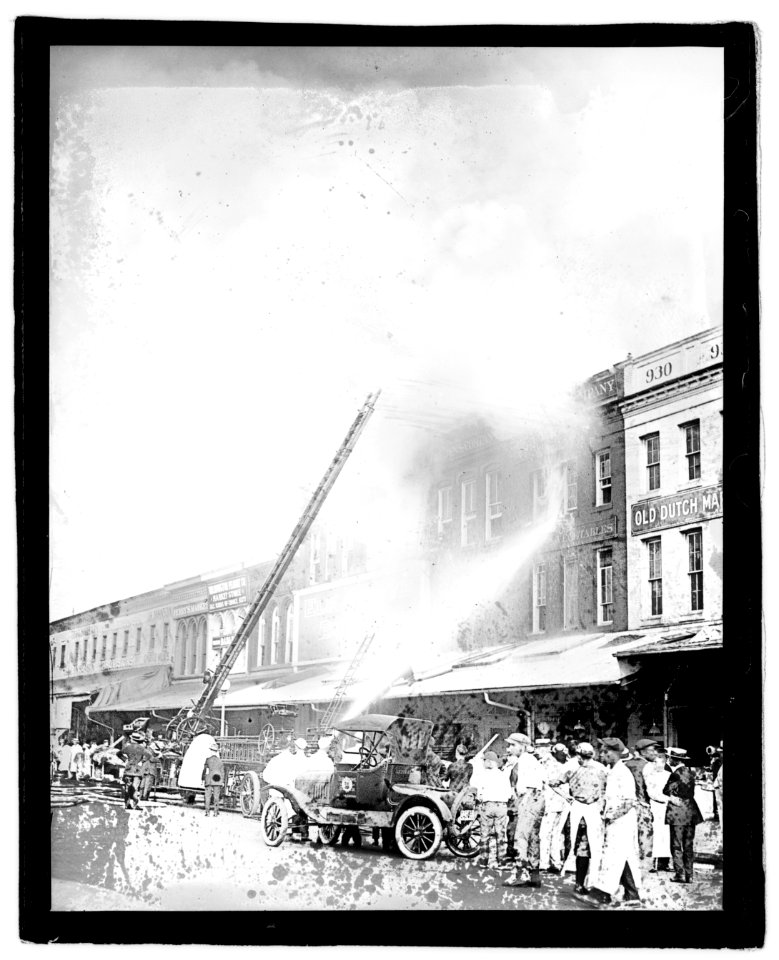 Firefighters fighting fire LOC npcc.05030
