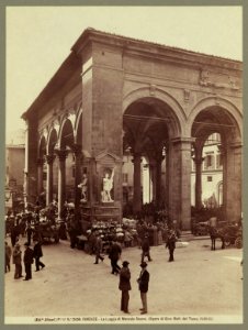 Firenze - la loggia di Mercato Nuovo (Opera di Giov. Attt. del Tasso, 1549-51) - Ed. Alinari. LCCN2006683805