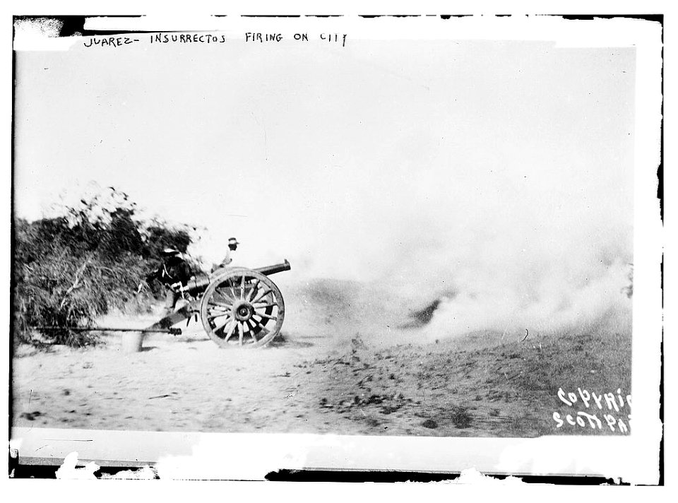 Firing on city, Juarez (LOC)
