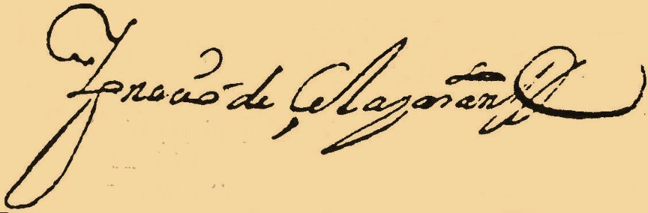 Firma de Ygnacio de Celayarán5