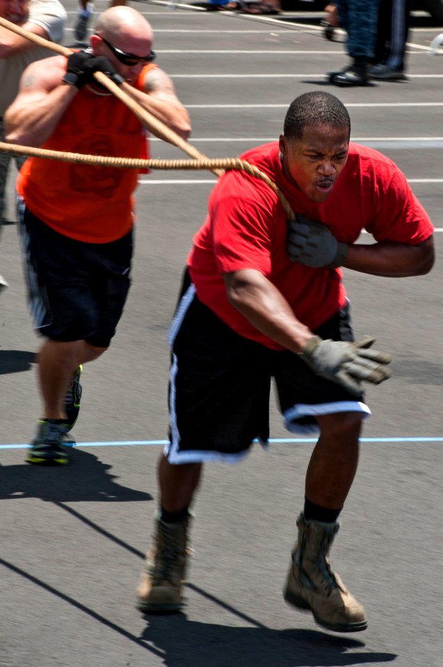 Firetruck pull 130515-N-WF272-081