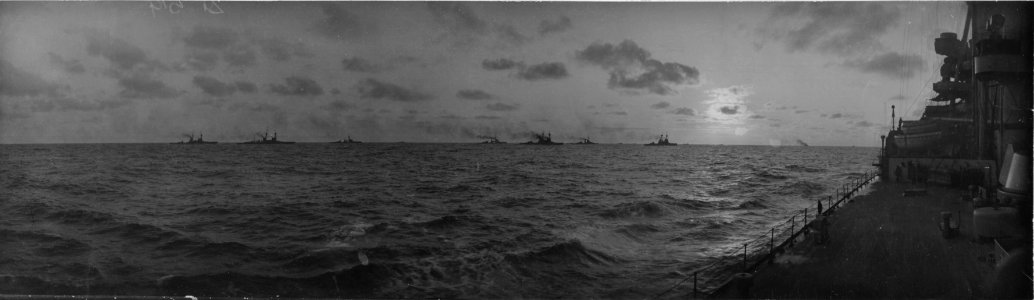 First battle squadron in the North Sea (April 1915)