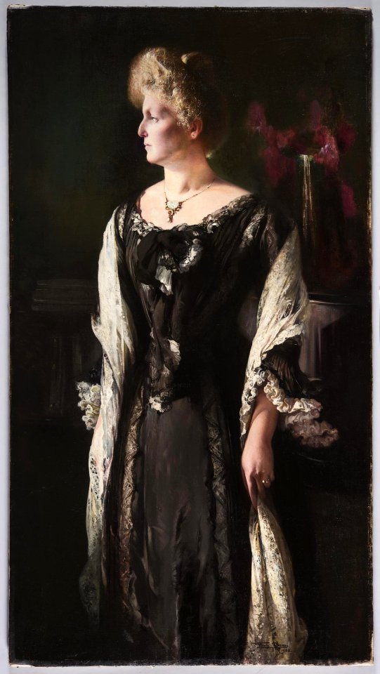 Firmin Baes - Portrait of Sophie Wolfers - 1903