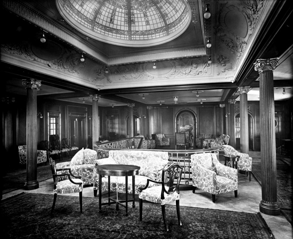 First Class Lounge on the 'Orama' (1911) RMG G10662