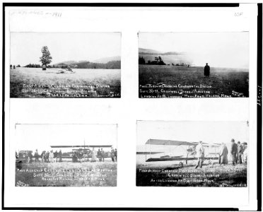 First airship crossing Continental Divide, Sept. 30, 11. Cromwell Dixon, aviator LCCN90712127