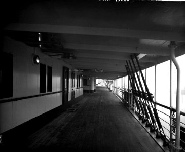 First Class Promenade on the 'Omrah' (1899) RMG G10524