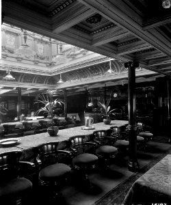First Class Dining Saloon on the 'Omrah' (1899) RMG G10515