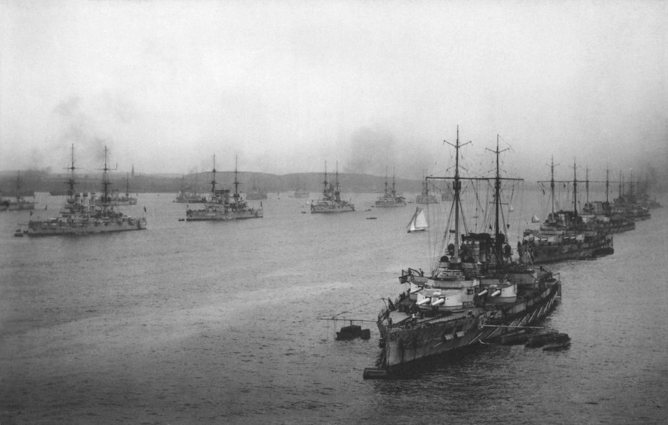 First and second battleship squadrons and small cruiser of the - NARA - 533188-2 restored