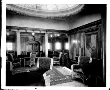 First Class Smoking Room on the 'Niagara' (1913) RMG G11000