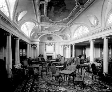First Class Lounge on the 'Aquitania' (1914) RMG G10818