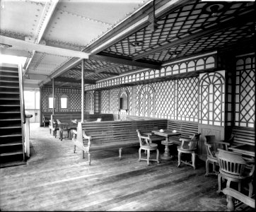First Class Verandah Café on the 'Orduna' (1914) RMG G10773