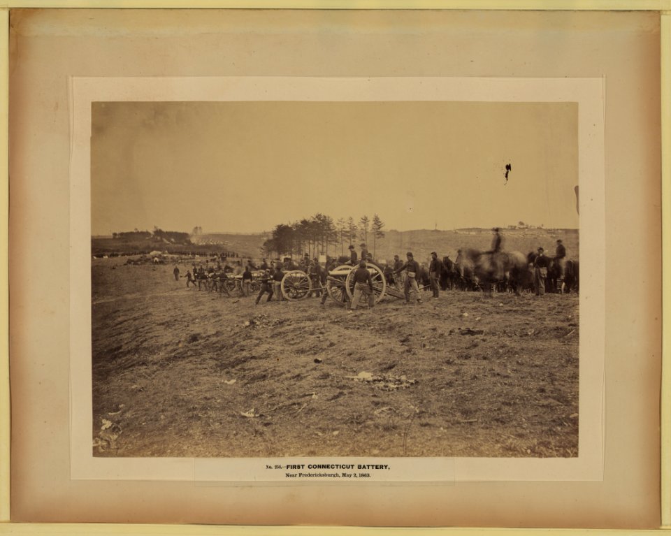 First Connecticut battery, near Fredericksburgh, May 2, 1863 LCCN2004677109
