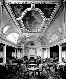First Class Lounge on the 'Aquitania' (1914) RMG G10819