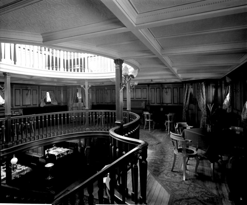 First Class Music and Recreation Room on the 'Highland Loch' (1911) RMG G10631