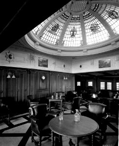 First Class Smoking Room on the 'Indarra' (1912) RMG G10684