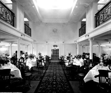 First Class Dining Saloon on the 'Orama' (1911) RMG G10660
