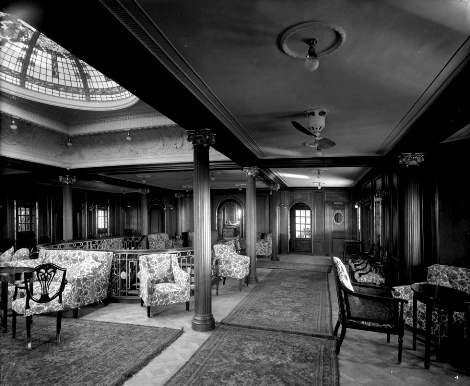 First Class Lounge on the 'Orama' (1911) RMG G10663
