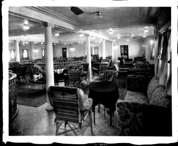 First Class Smoking Lounge on the 'Niagara' (1913) RMG G10996